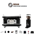 Sanremo Zoe 2 group Competition Commercial Espresso Machine & Anfim Luna Commercial Espresso Grinder Bundle