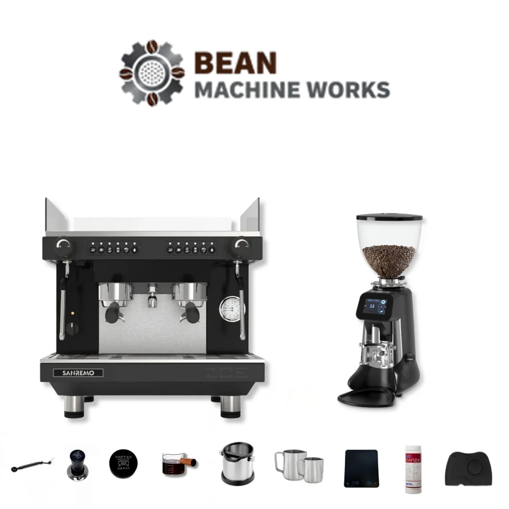 SanRemo Zoe - 2 Group Compact 110V Combo Package Commercial Espresso Machine