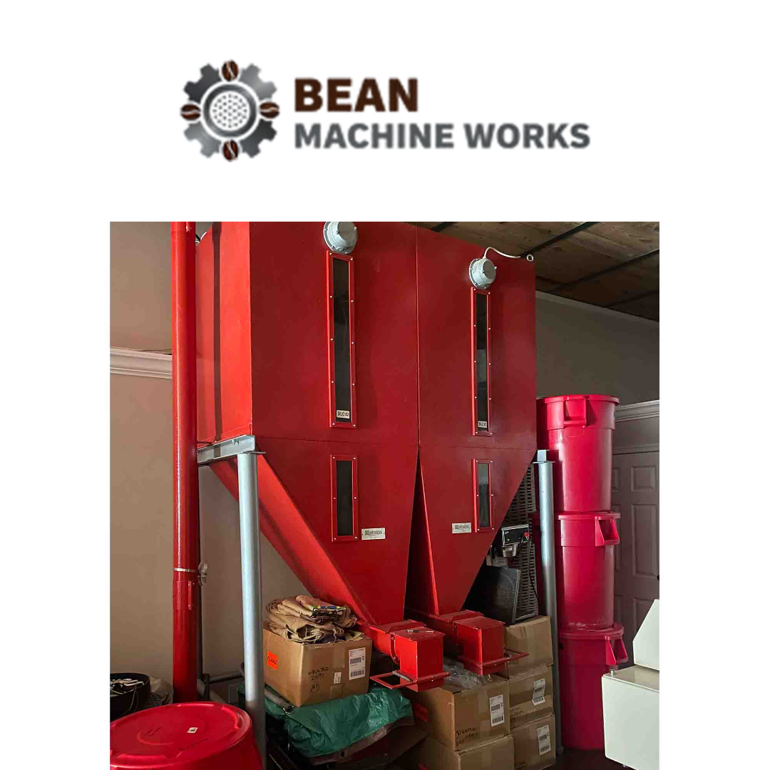 40kg Vittoria Coffee Roaster and Mini-Plant of Equipment Including Silos - Stock S0041