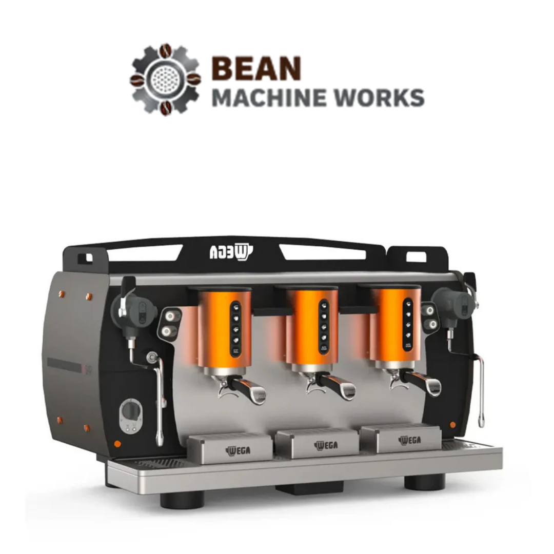 Wega W-Bar Auto-Volumetric 3 Group Commercial Espresso Machine (High Cup)