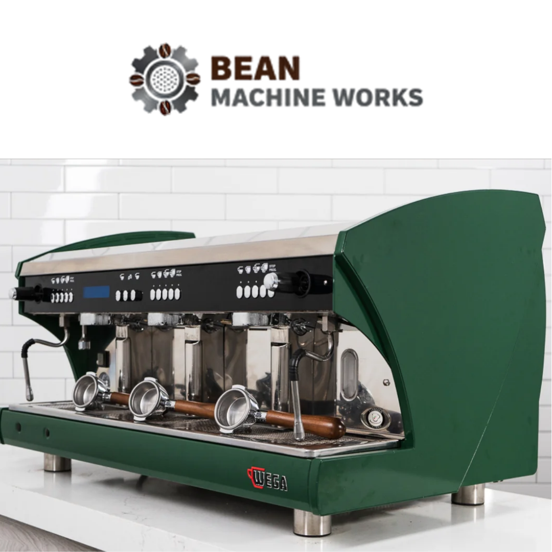 Wega Polaris - XTRA EVD 3 Group Commercial Espresso Machine High Cup (Green)