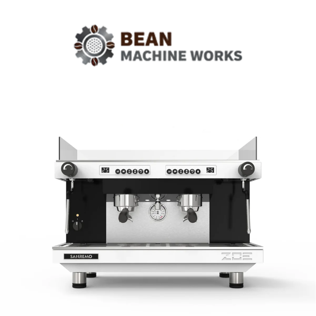 Sanremo Zoe 2 group Competition Commercial Espresso Machine & Anfim Luna Commercial Espresso Grinder Bundle