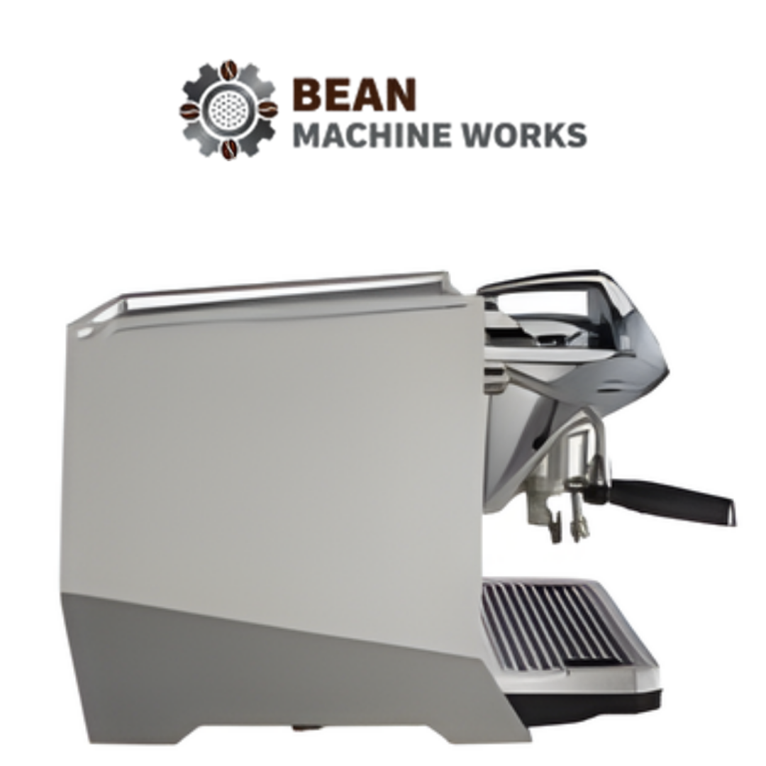 Faema Faemina A/1 GTI 5P – 1 Group Commercial Espresso Machine (Glossy White/Anodised Clear Grey)