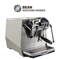 Faema Faemina A/1 GTI 5P – 1 Group Commercial Espresso Machine with Autosteam (Glossy White/Anodised Clear Grey)