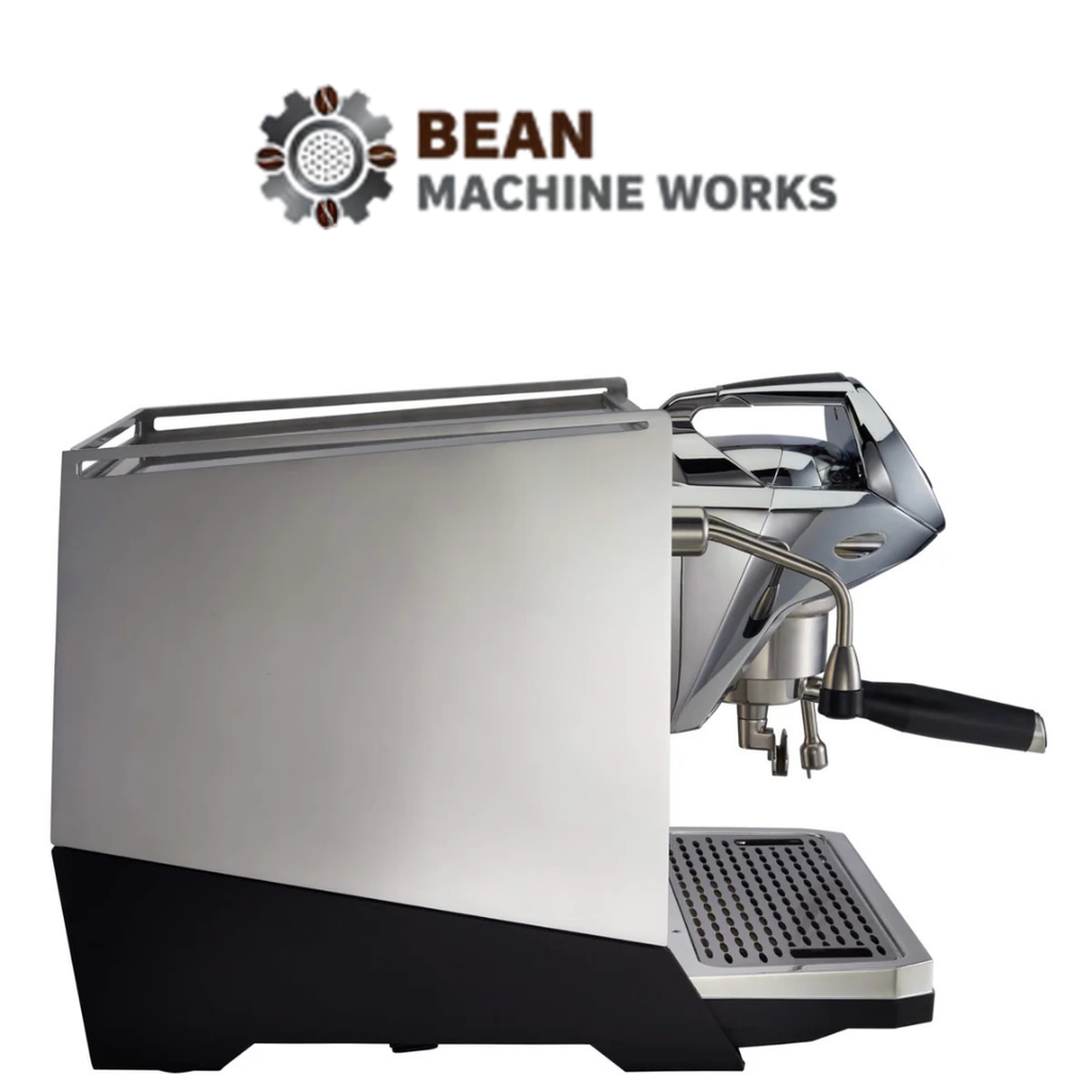 Faema Faemina A/1 GTI 5P – 1 Group Commercial Espresso Machine (Aluminum Lighting/Anodised Black)
