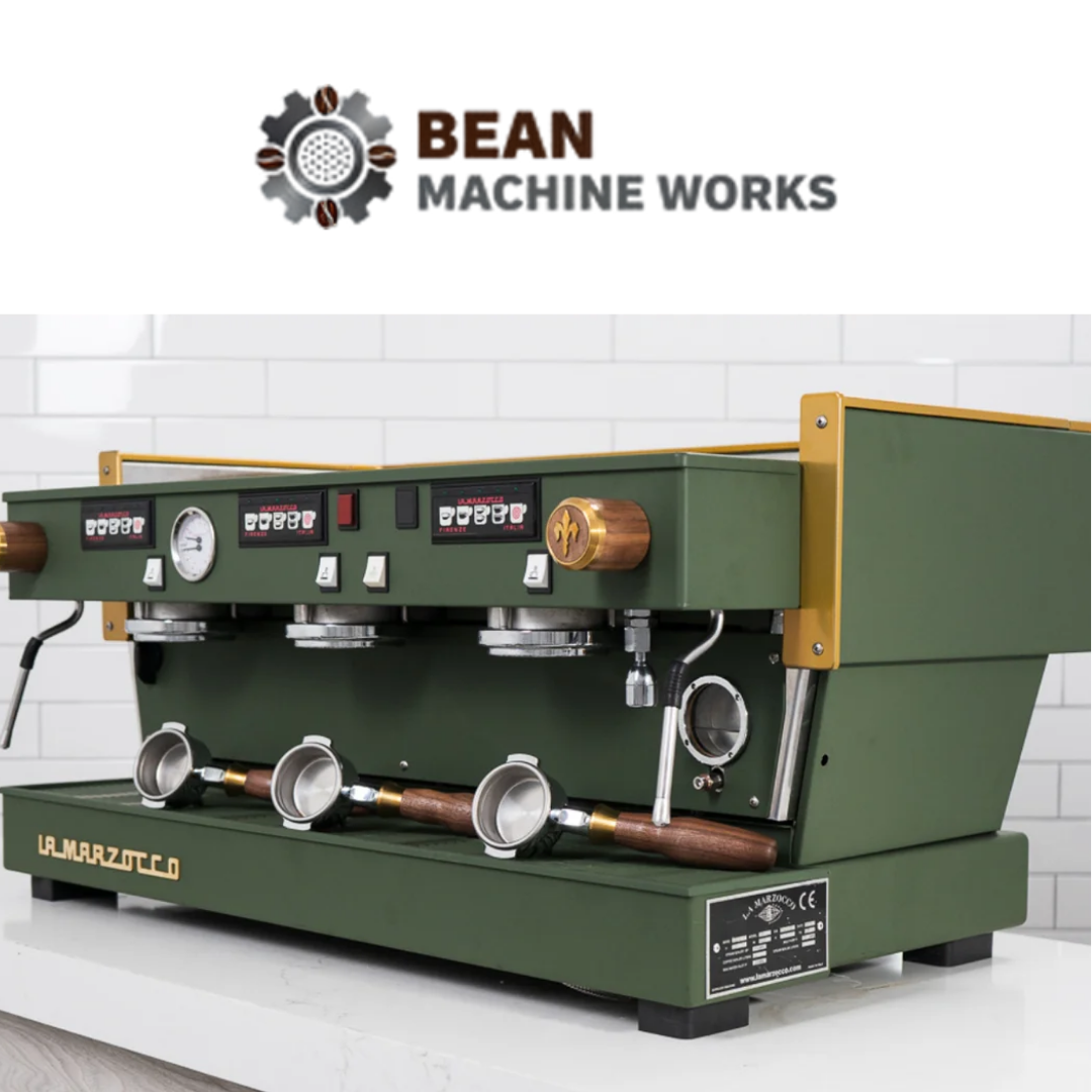 La Marzocco - Linea Classic AV 3 Group - Custom Green and Gold - 2015