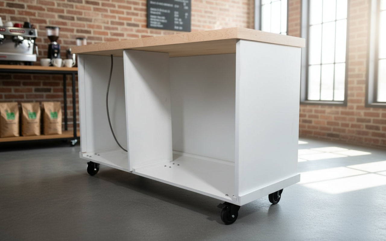 Custom Coffee Cart - Fully Collapsible