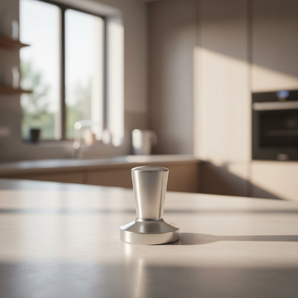 Motta Polished Aluminum Tamper 57mm