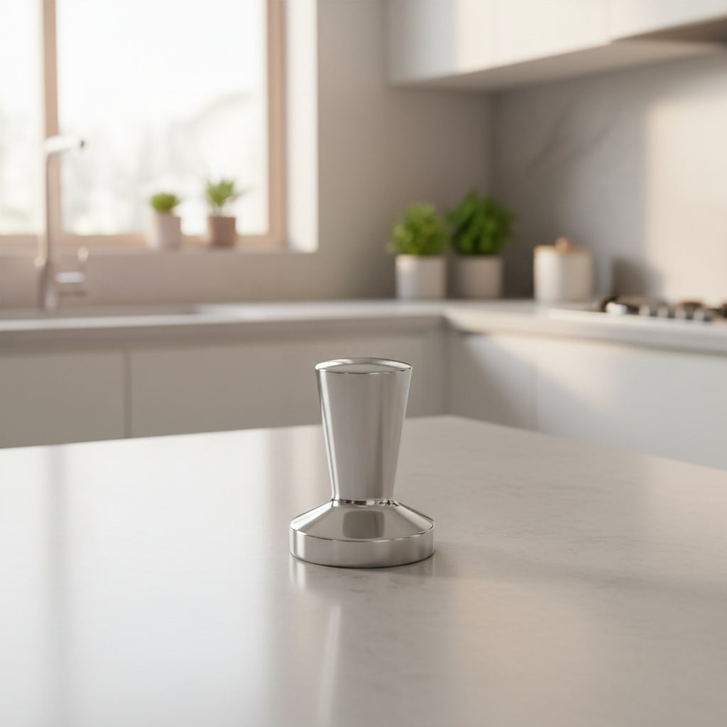 Motta Polished Aluminum Tamper 57mm