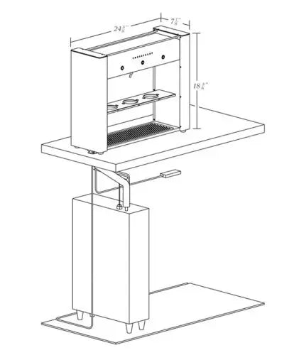 Poursteady PS1-3c - 3 Cup Pour Over Coffee Machine