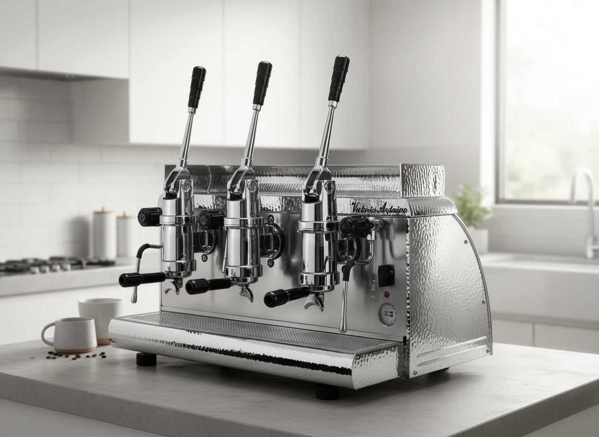 Victoria Arduino Athena Classic Leva 3 Group Commercial Espresso Machine (Chrome)