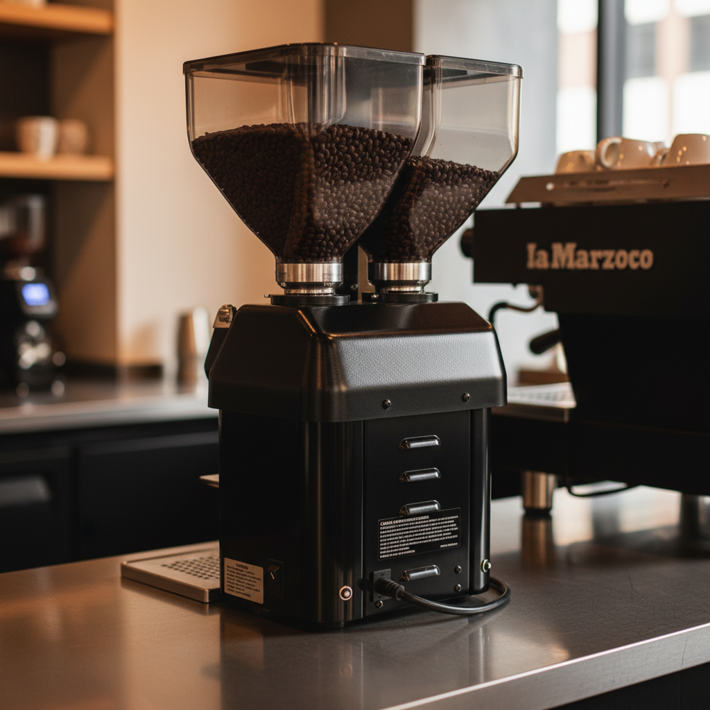 La Marzocco Swift back view in specialty café
