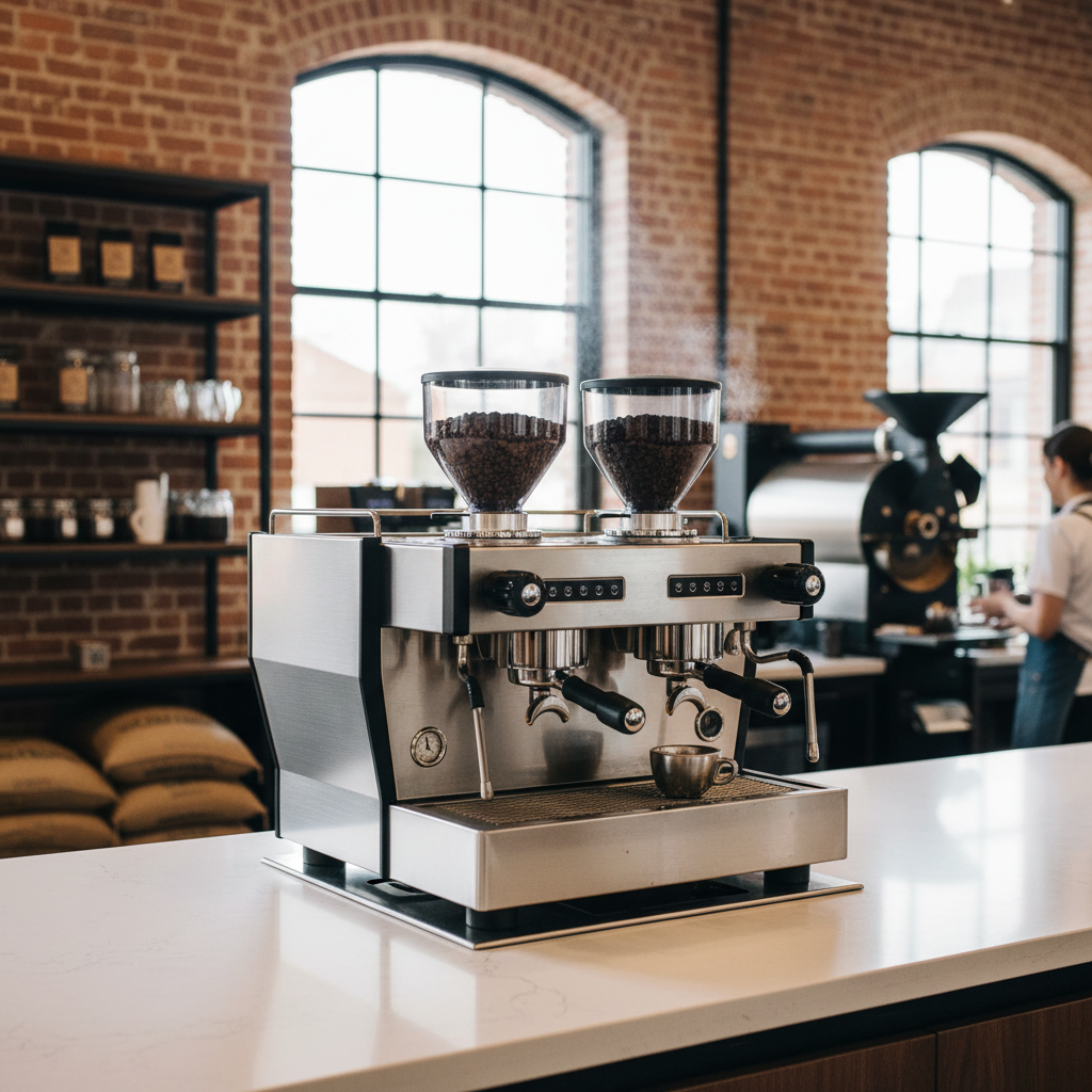 Mavam MM Super Auto in roastery environment