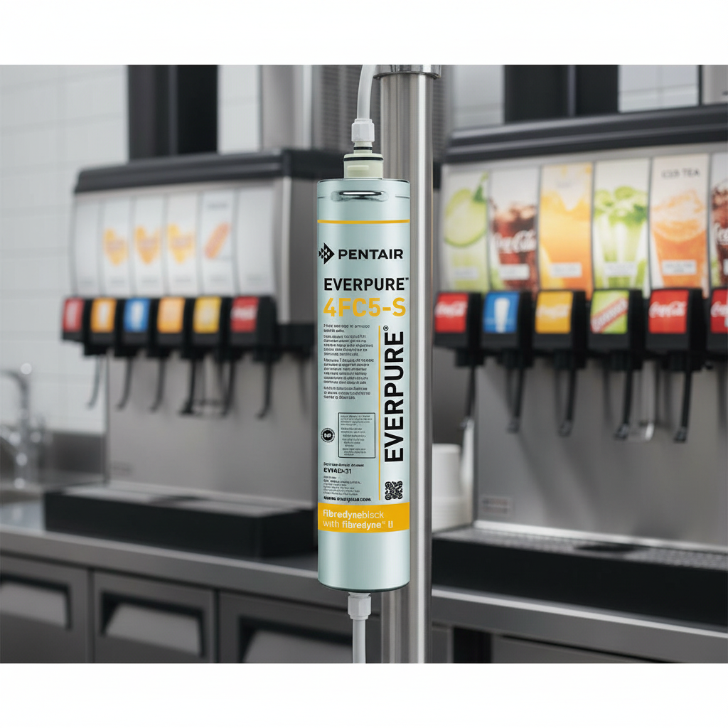 Everpure filter in beverage dispensing area