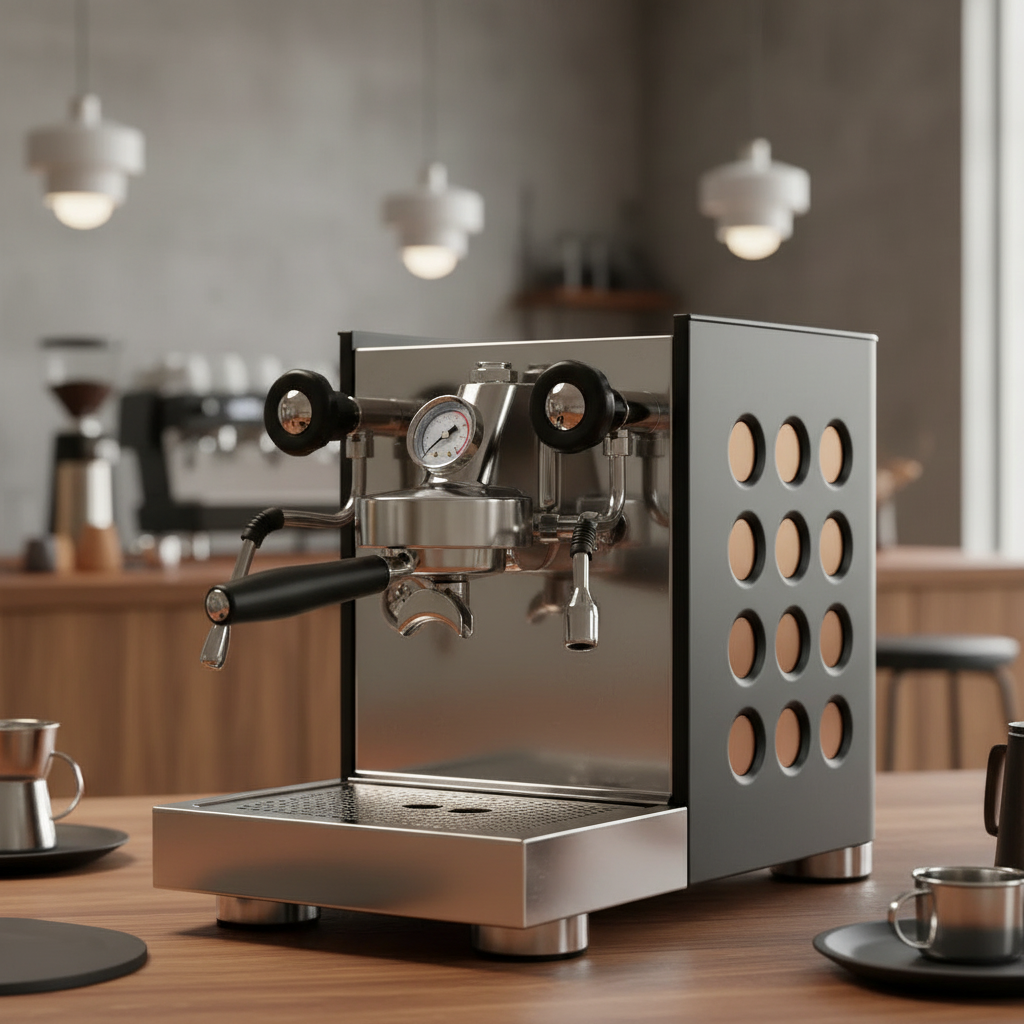 Rocket Appartamento TCA in minimalist café setting