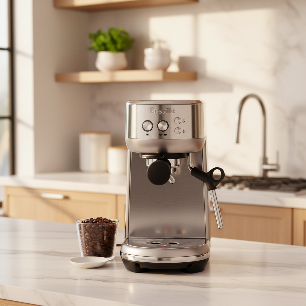 Breville Bambino in modern kitchen setting