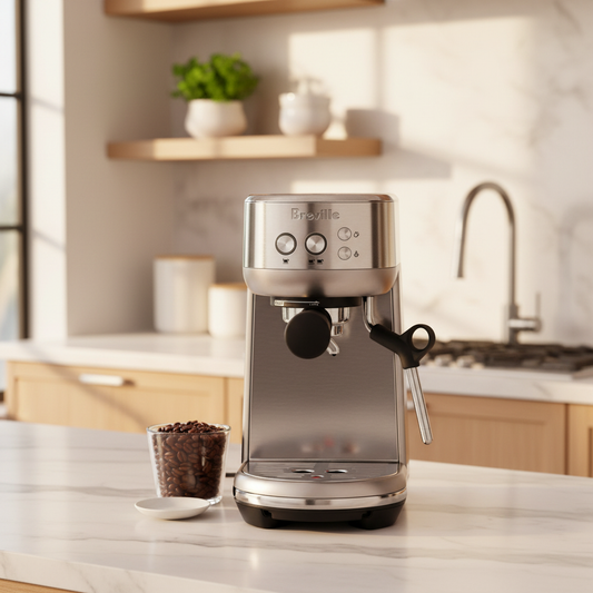 Breville Bambino in modern kitchen setting