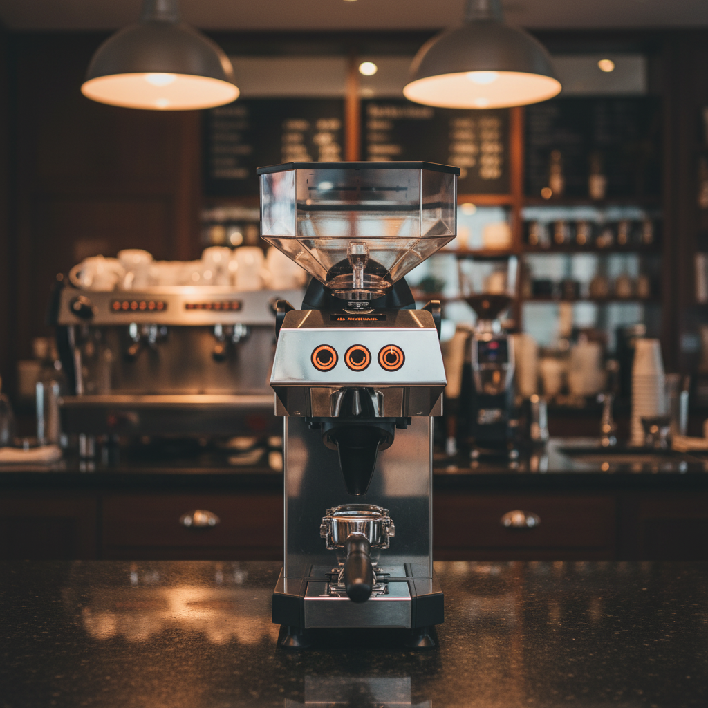 La Marzocco Swan Grinder - Upscale Coffee Bar Front View