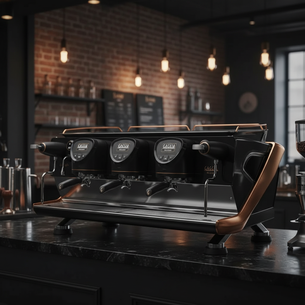 Gaggia La Reale in industrial coffee bar