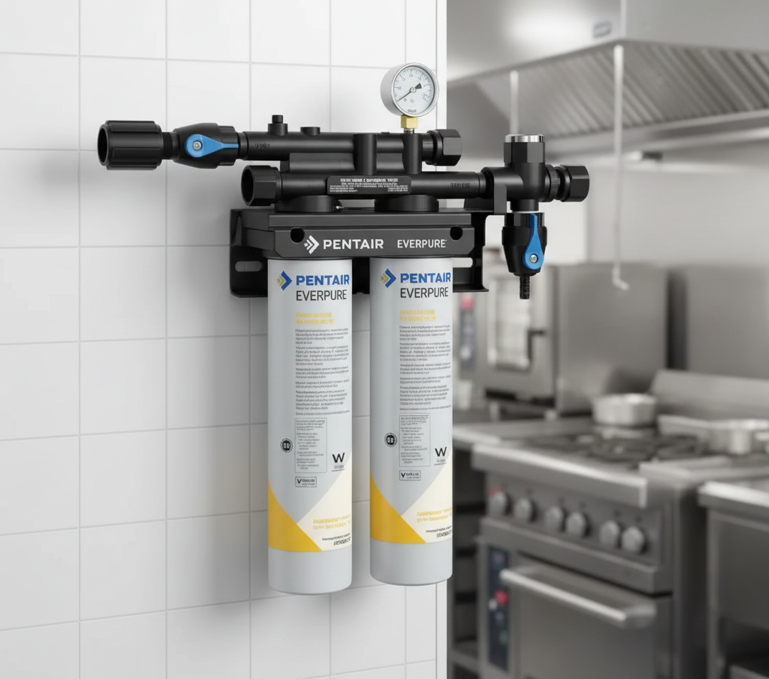 Pentair Everpure filtration system in restaurant setting