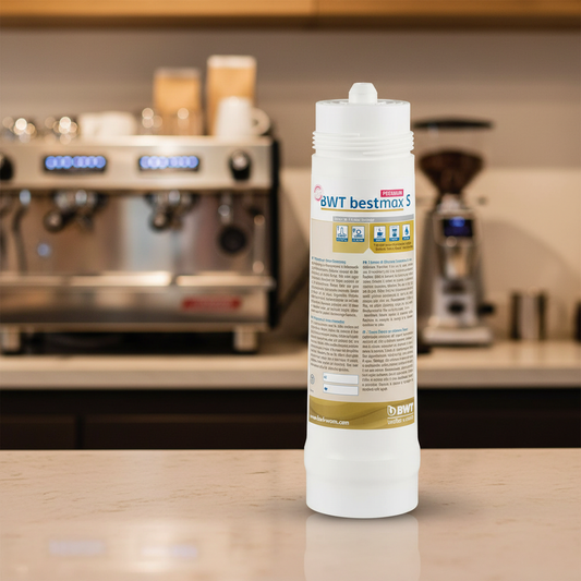BWT PREMIUM S filter in specialty café setting