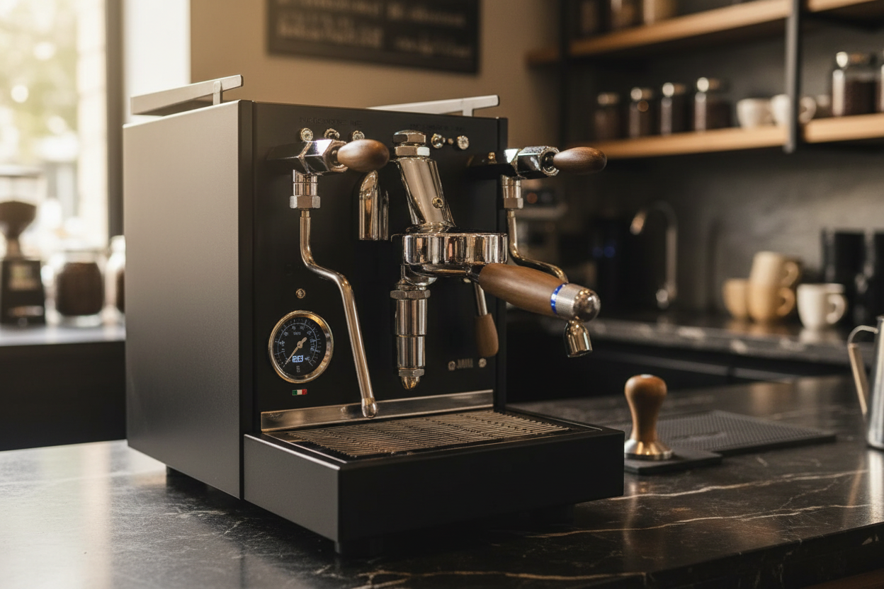 Quick Mill QM67 with PID controls detail