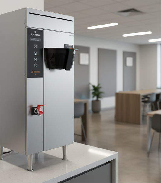 Fetco Coffee Brewer in Office Break Room