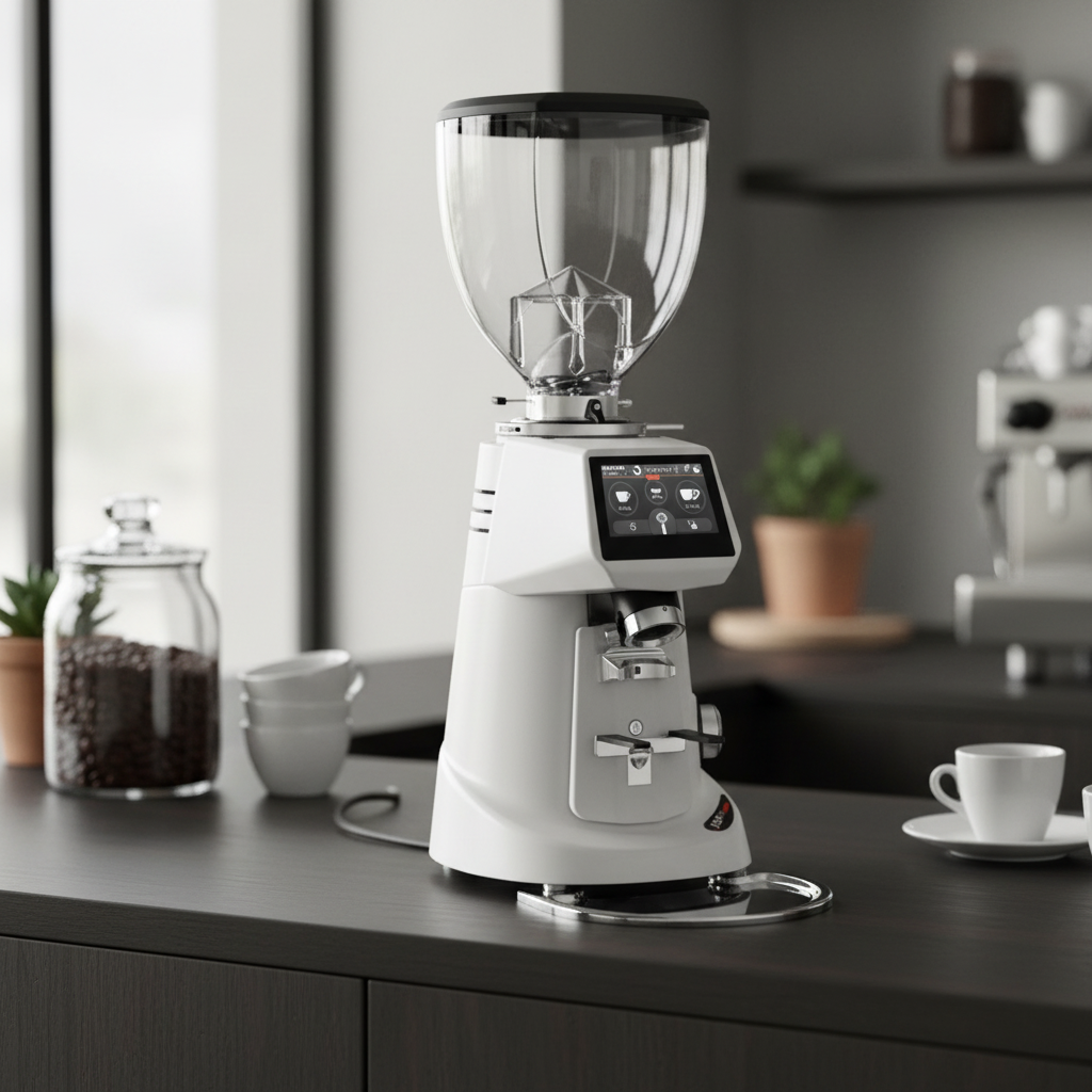 F64 EVO on Modern Cafe Counter