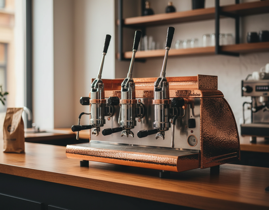 Victoria Arduino Athena Leva in upscale café setting