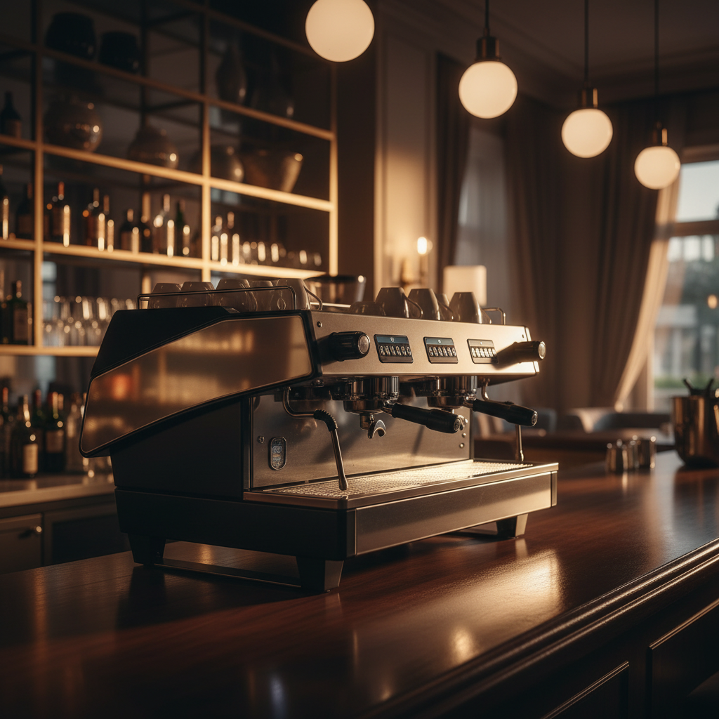 Faema President GTI in Restaurant Bar Setting