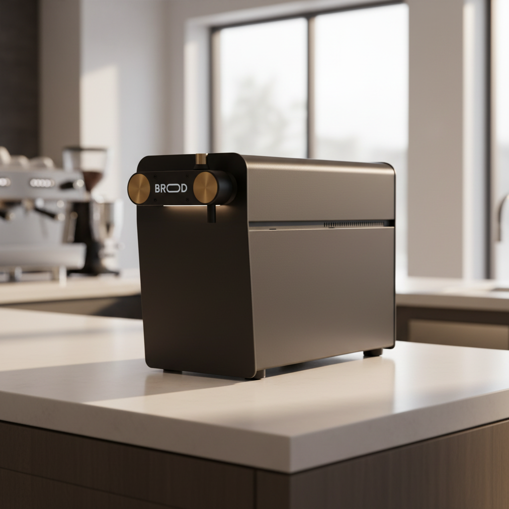 Brood DRNX side view in commercial kitchen