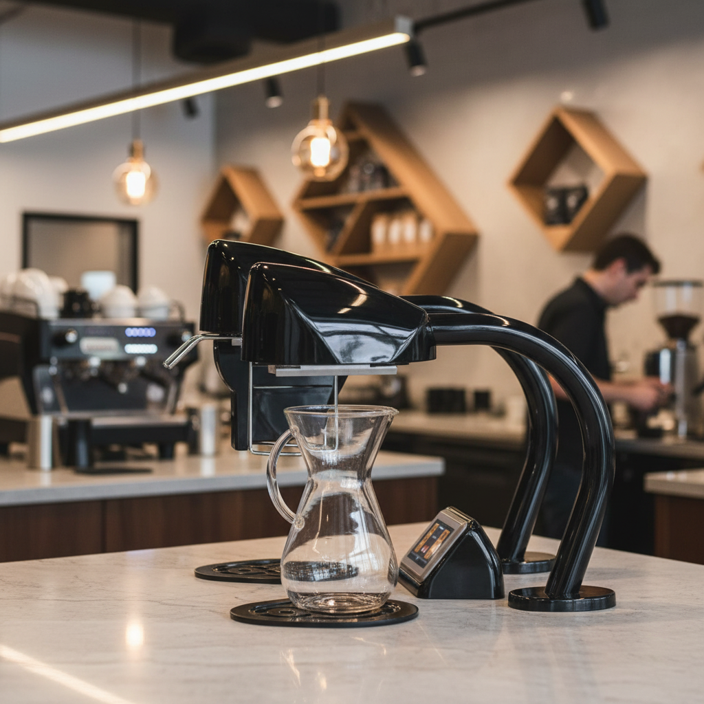 Wilbur Curtis Coffee Brewer in Specialty Coffee Bar