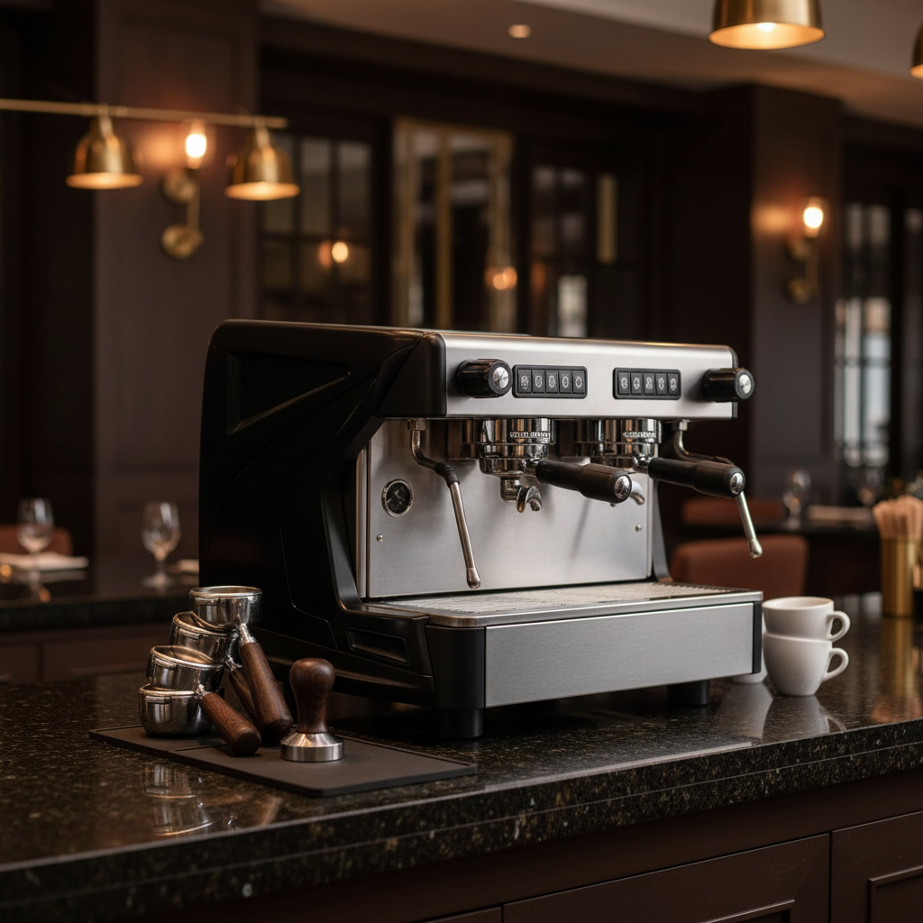 Rancilio Classe 5 S in restaurant setting