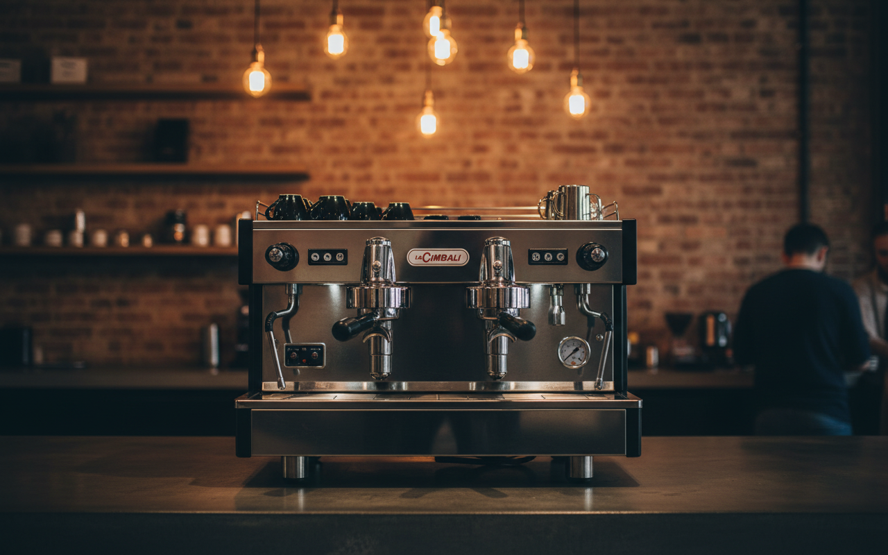 La Cimbali M27 in industrial-chic coffee bar