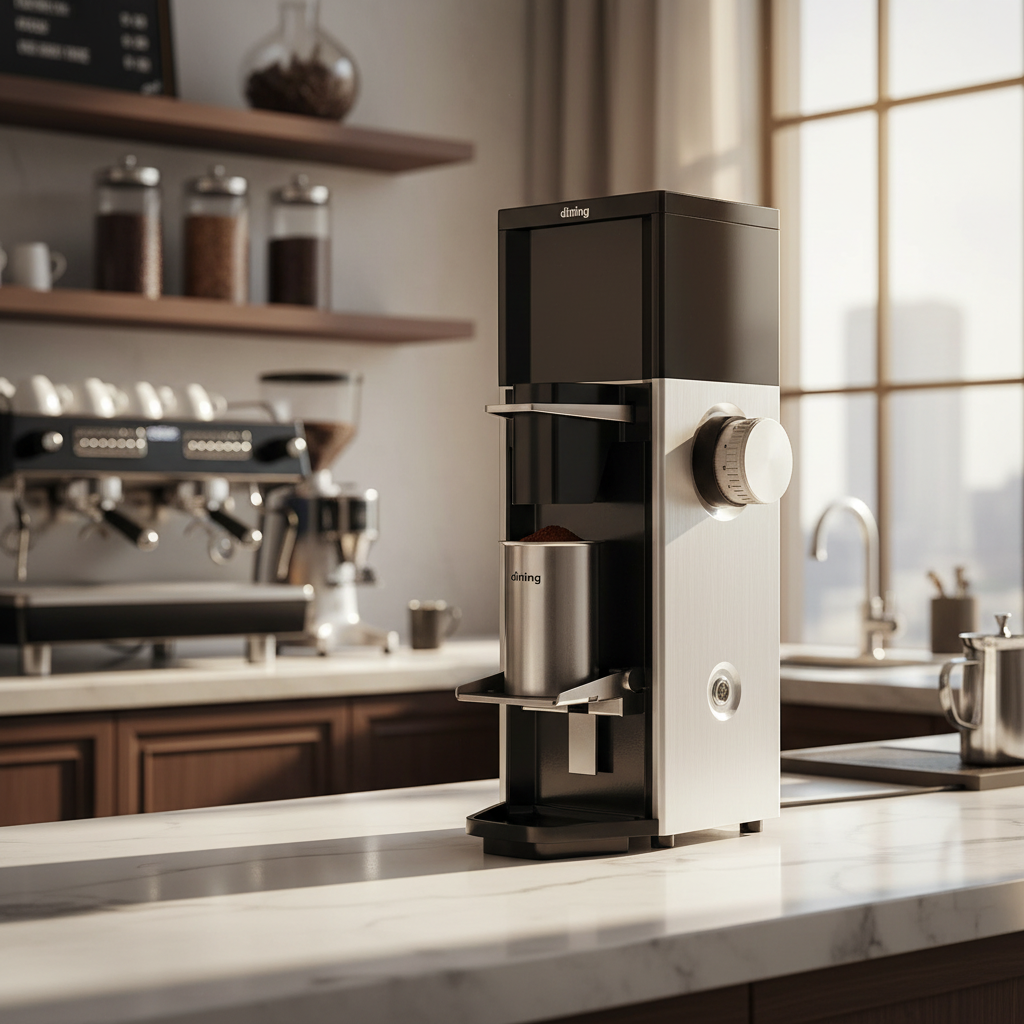 Ditting grinder in upscale café