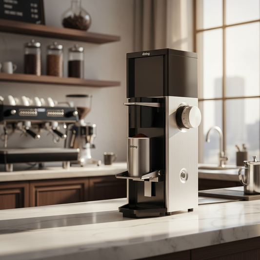 Ditting grinder in upscale café