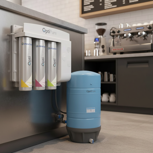Optipure RO System in Coffee Shop