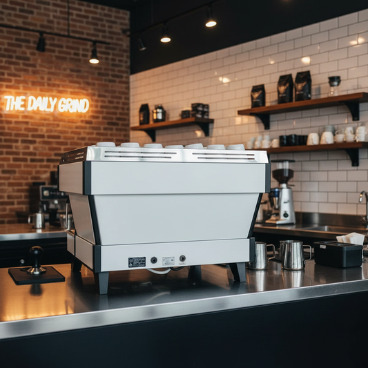 La Marzocco Linea PB - Rear View in Modern Cafe