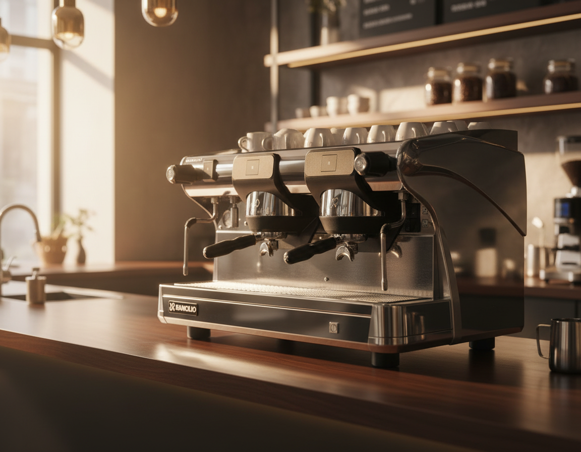 Modern café setting