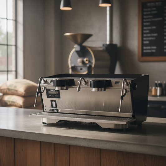 Mavam espresso machine in specialty coffee roastery