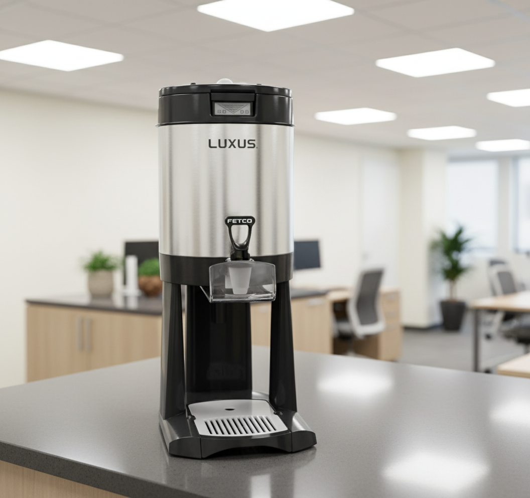 Fetco dispenser in office break room