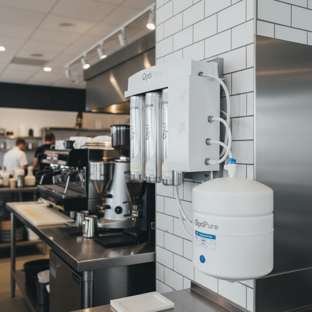 Optipure RO System in Professional Kitchen