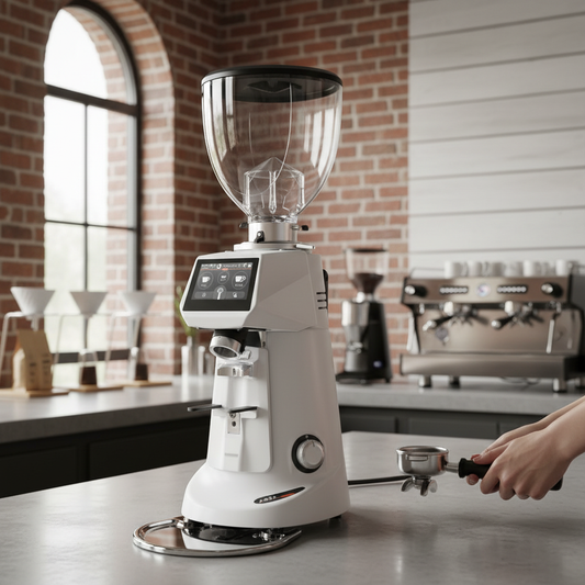 Fiorenzato - F83 E Sense - Commercial Espresso Grinder (White)