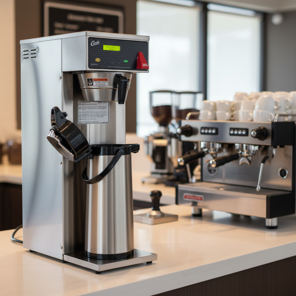 Wilbur Curtis G3 Brewer in Café Setting