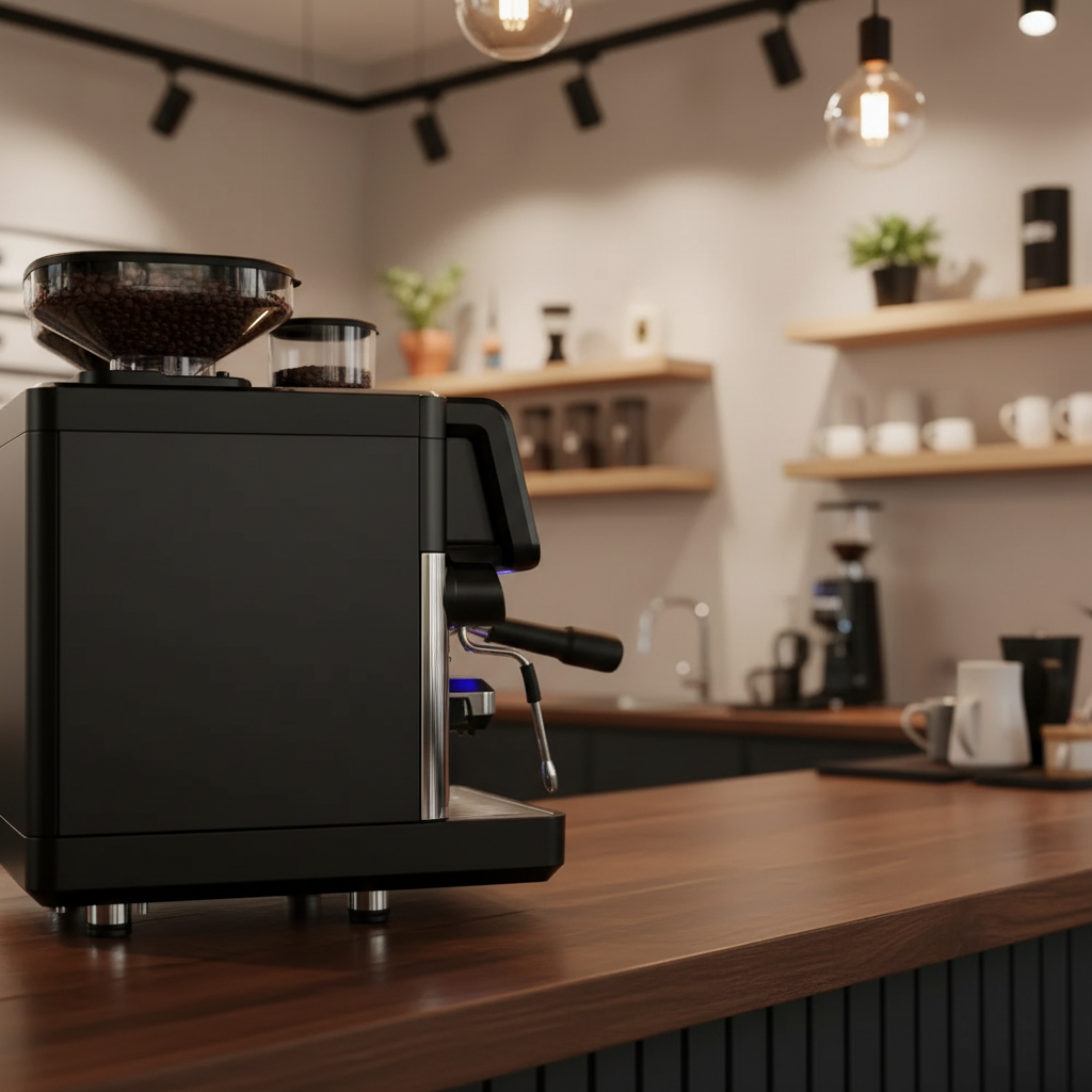 La Cimbali S20 - Side View in Coffee Shop