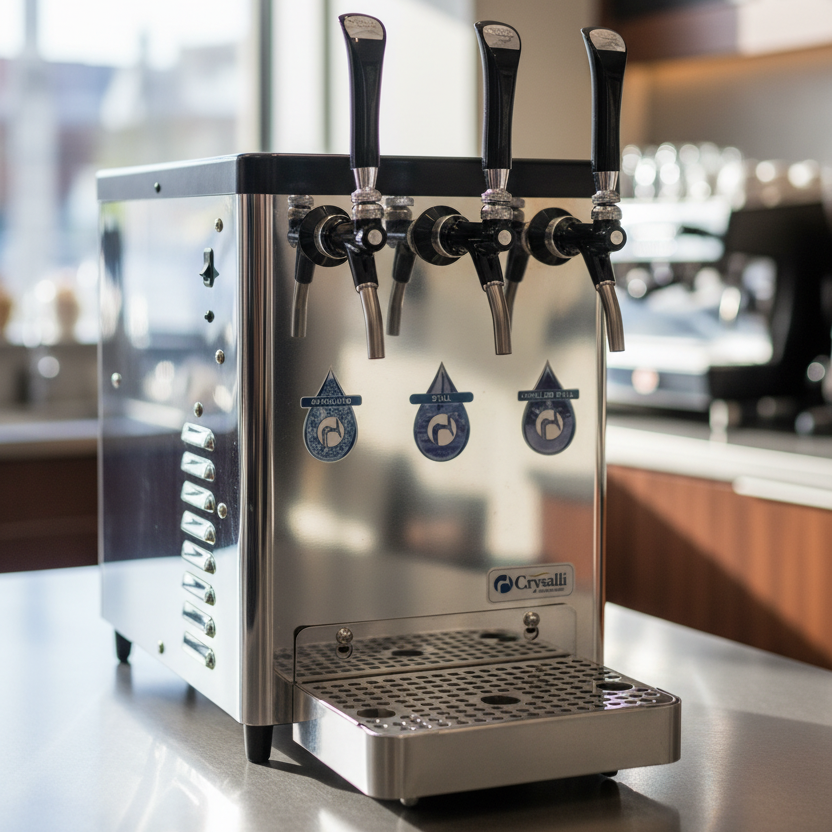 Crysalli Water Dispenser in Café Setting