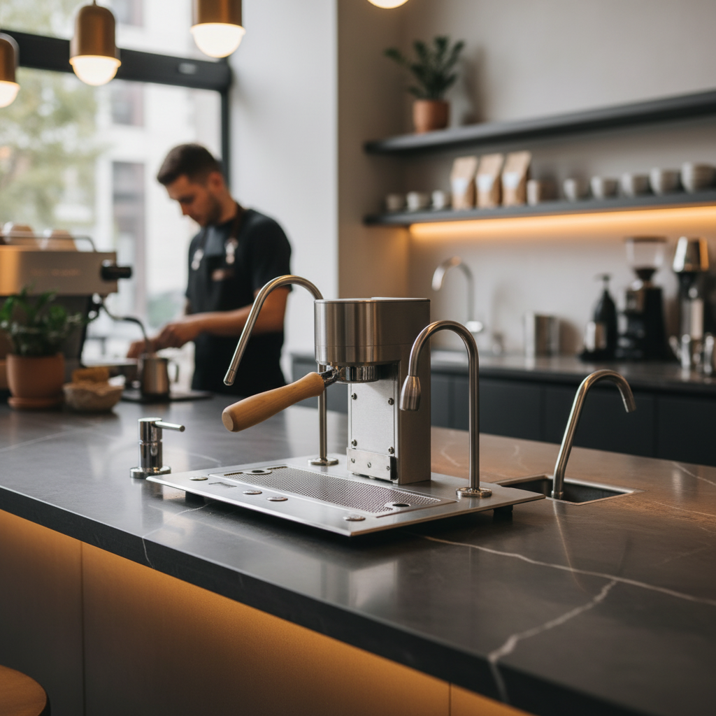 Mavam espresso machine in modern specialty café