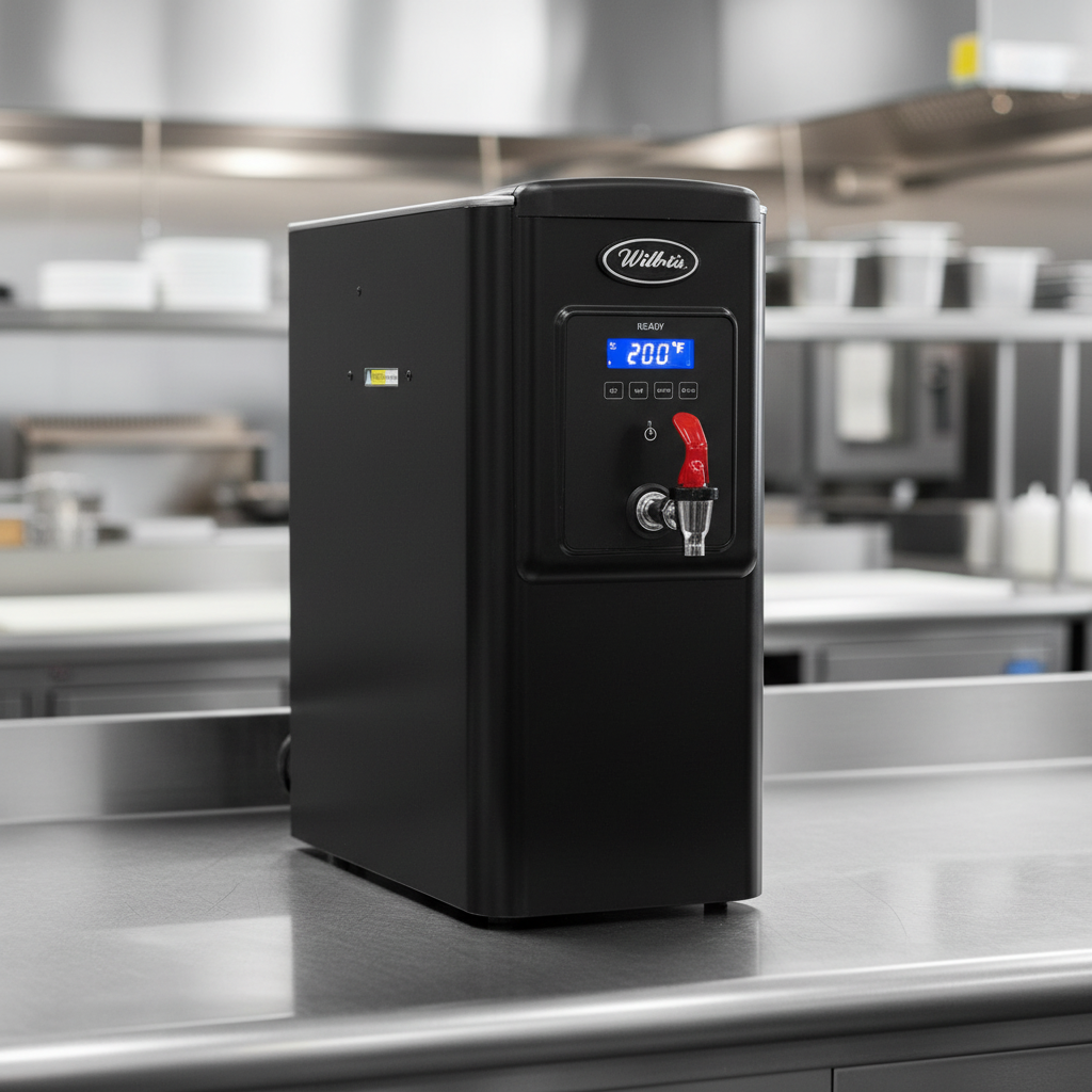 Wilbur Curtis dispenser in restaurant kitchen