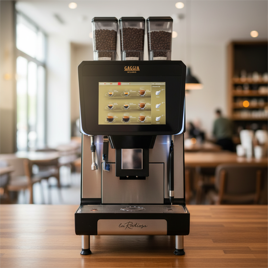 Gaggia La Radiosa in Restaurant Setting