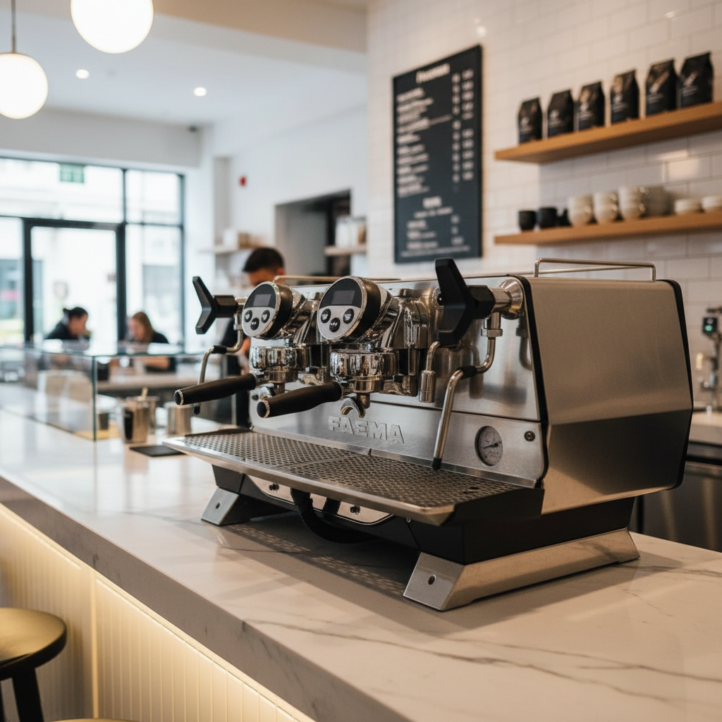 Faema President GTI in Professional Café Setting